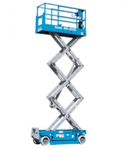 scissor lift genie rental equipment