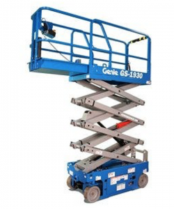 scissor lift genie rental equipment