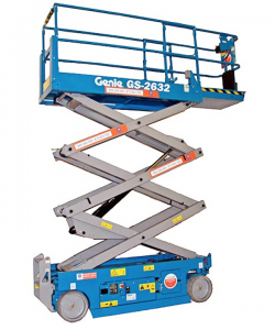 scissor lift genie rental equipment