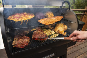 traeger wood fired grills