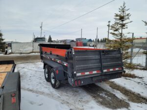 dump trailer precision trailer