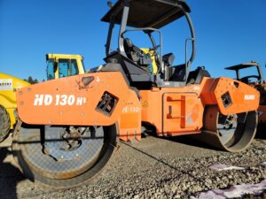 used hamm double drum roller compaction