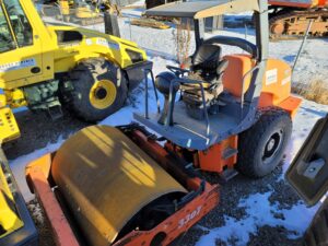used hamm double drum roller compaction